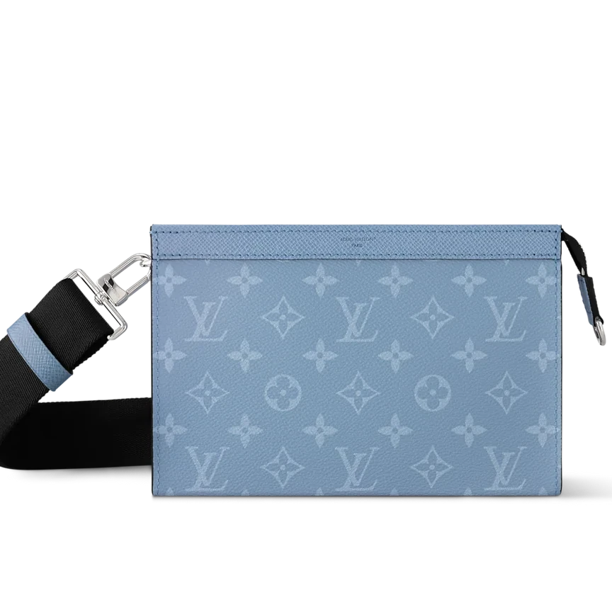 Sac bandoulière double blue