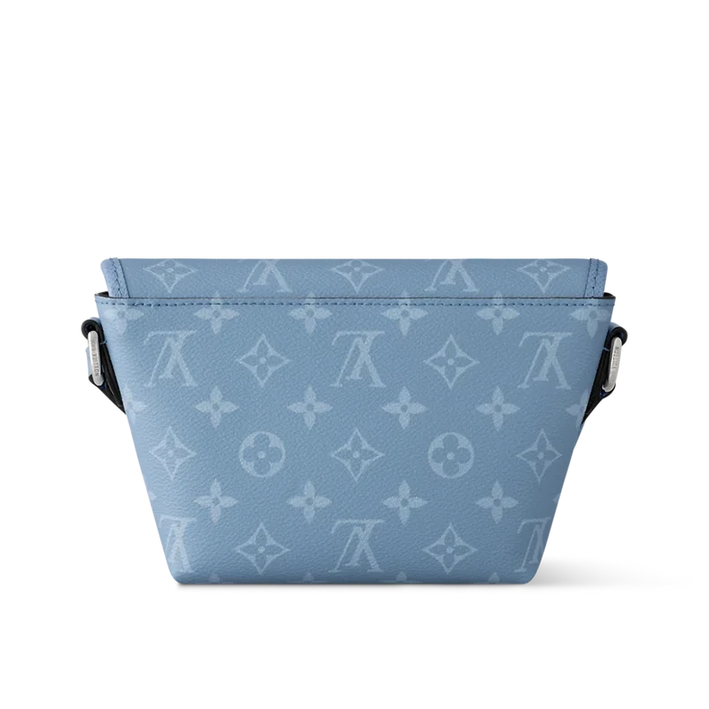 Sac zip blue mono