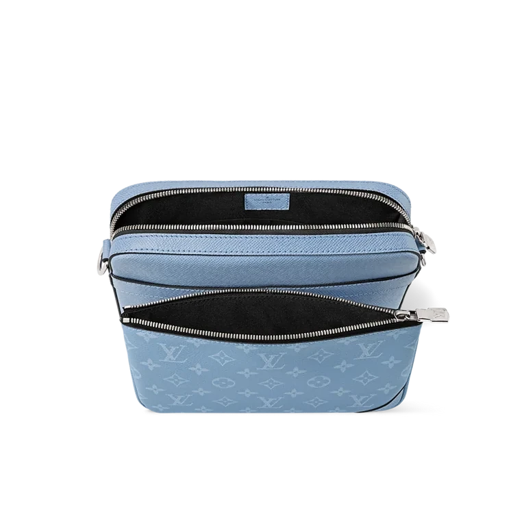 Triple sac bandoulière mono blue
