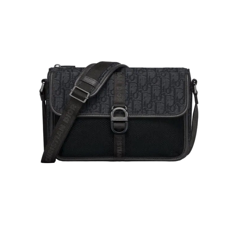 Sac bandoulière black mono