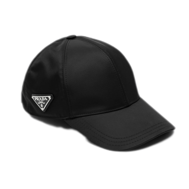 Silver black cap