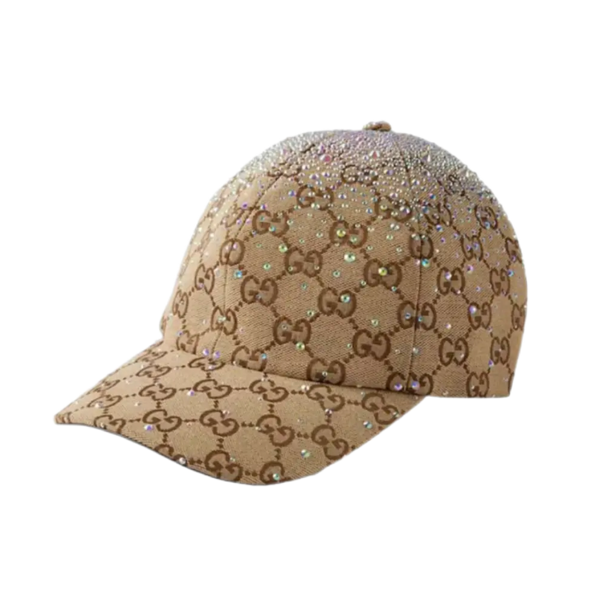 BROWN STRASS CAP