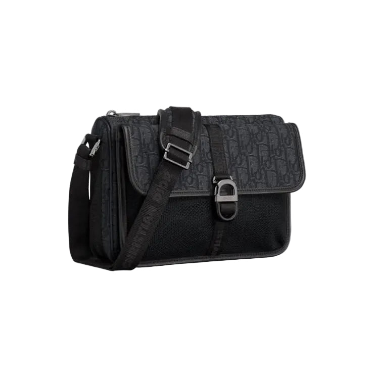Sac bandoulière black mono