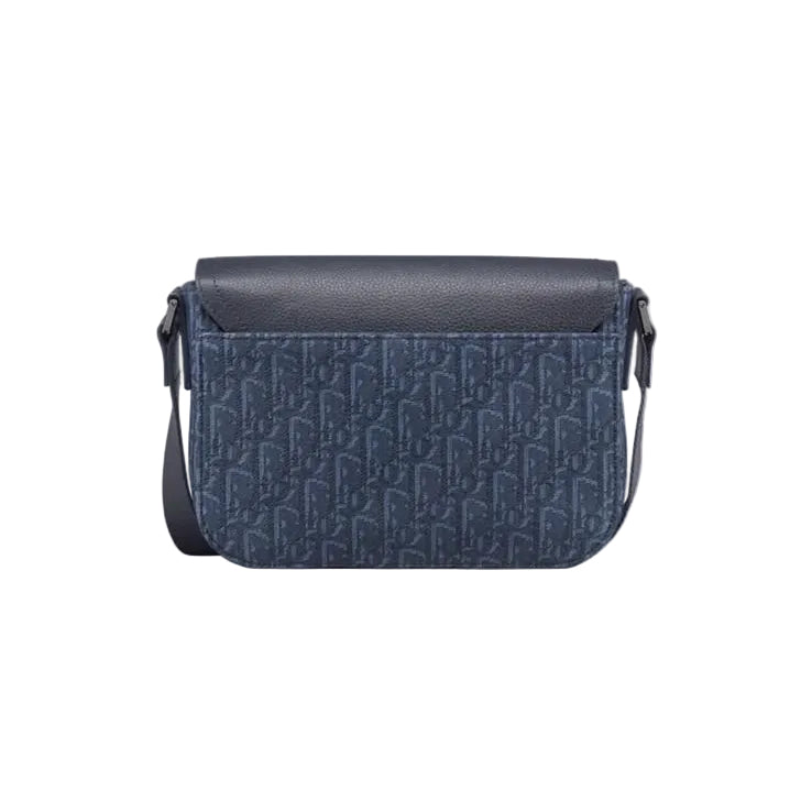 Sac bandoulière Blue mono cuir