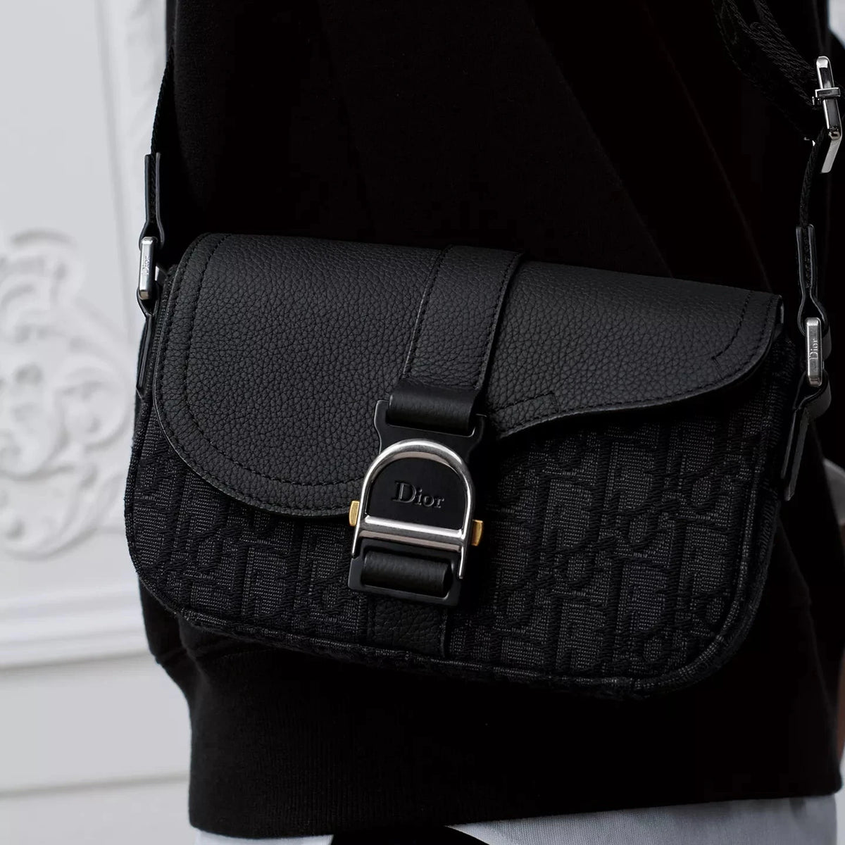 Mini sac Messenger à rabat Saddle Heritage