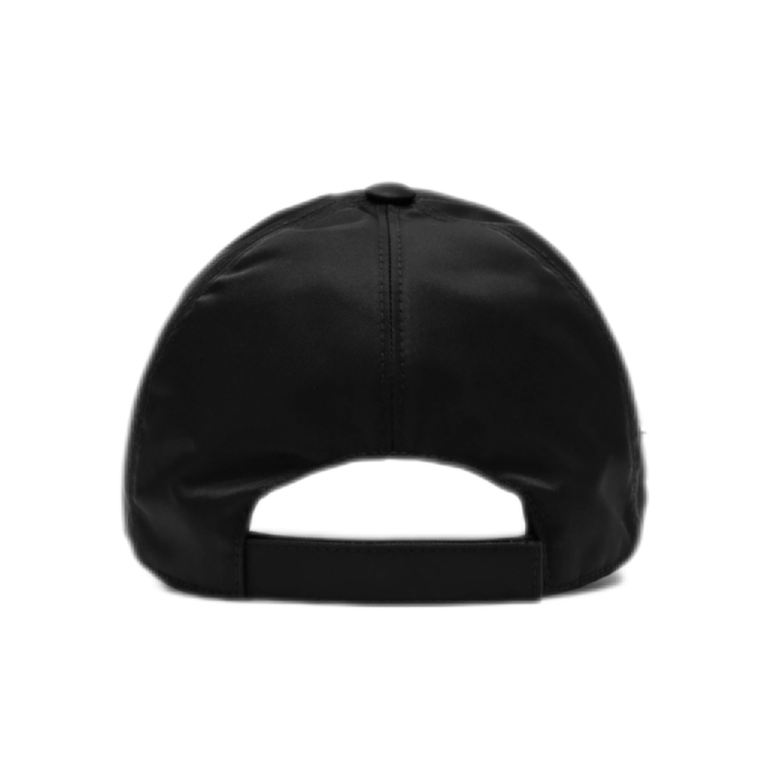 Silver black cap