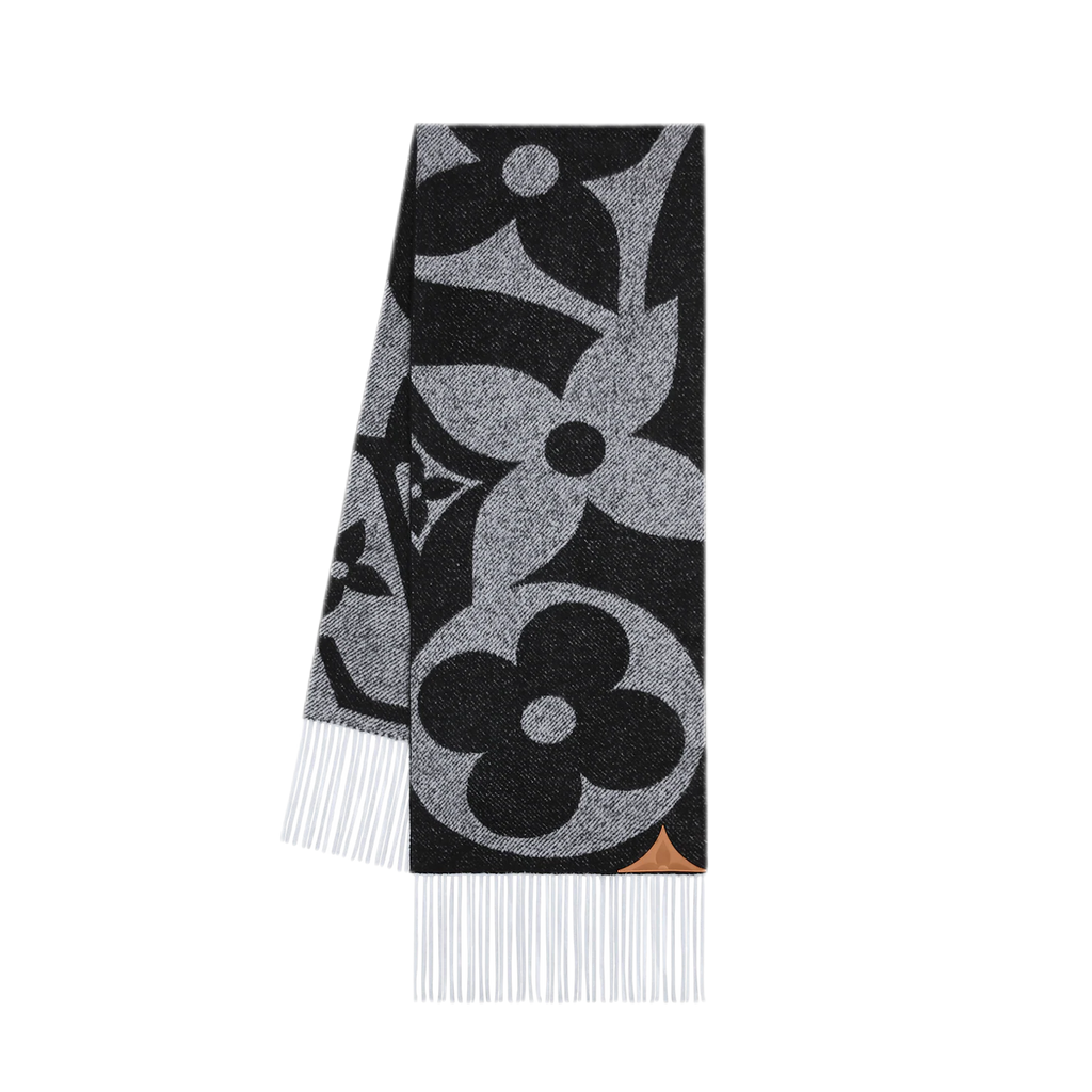 Scarf MONO GREY BLACK